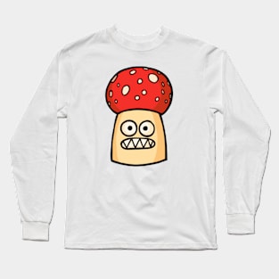 Concerned Amanita Mushroom Long Sleeve T-Shirt